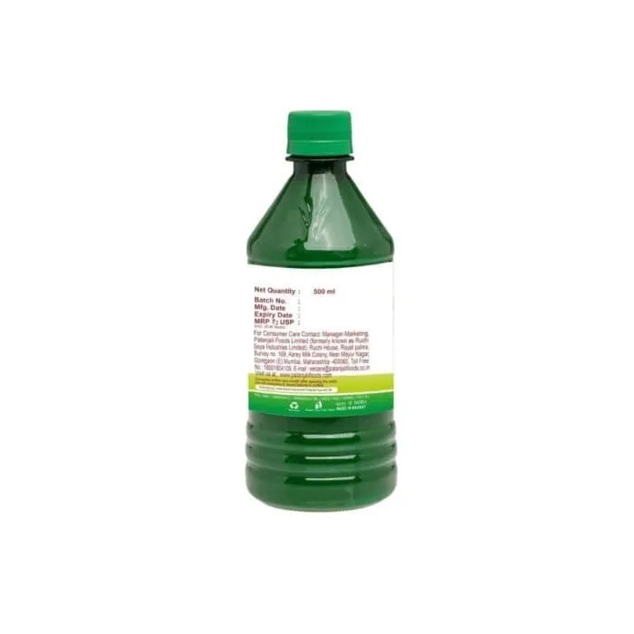 Patanjali Amla Aloevera Juice with Wheatgrass ? 500ml - Image 2