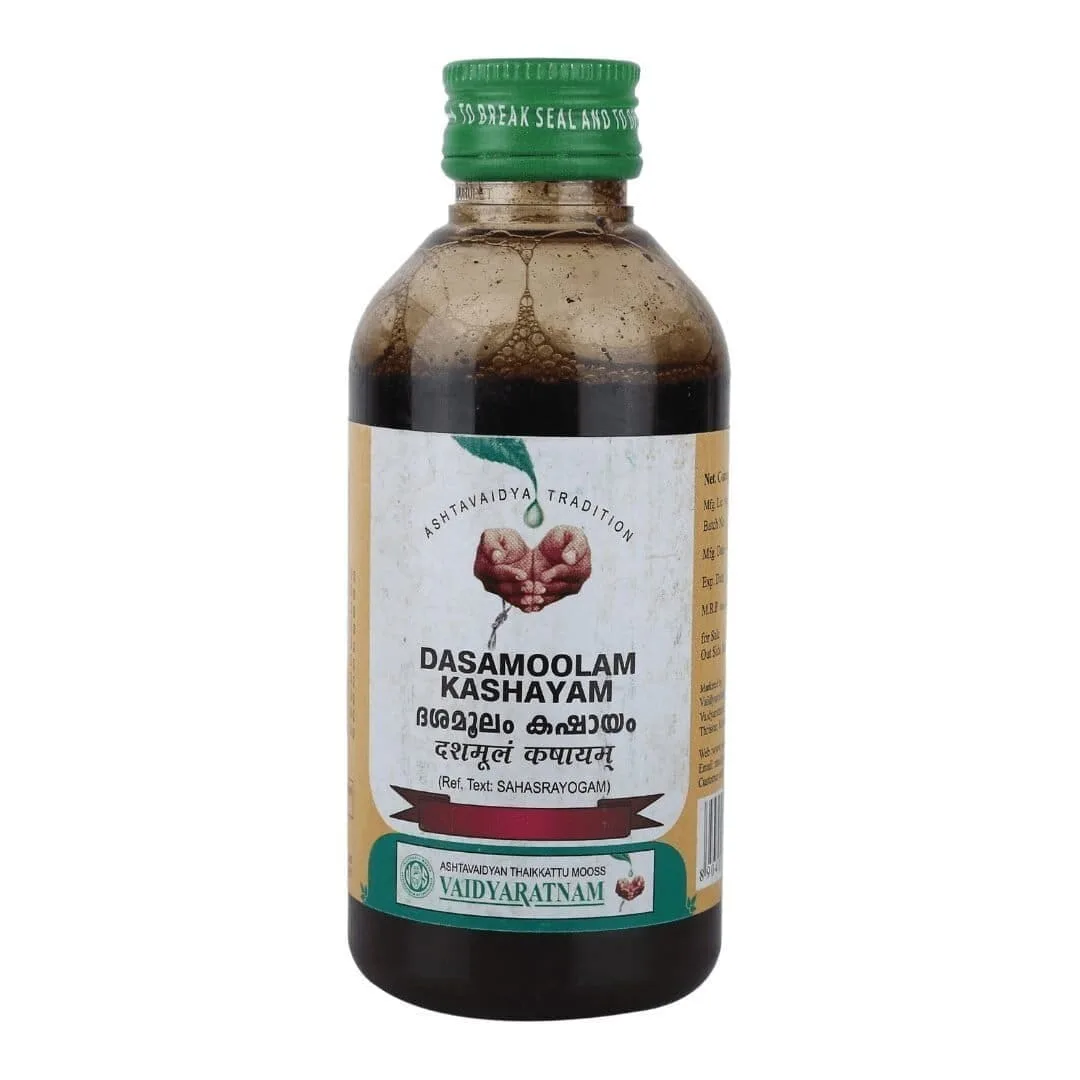 Vaidyaratnam Dasamoolam kashayam 200 Ml Dasamoolam kashayam