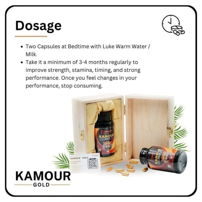 kamour dosage