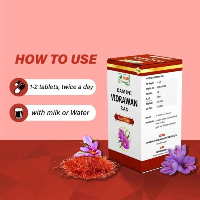 Shri Chyawan Kamini Vidrawan Ras ? Ayurvedic Vitality Boost - Image 3
