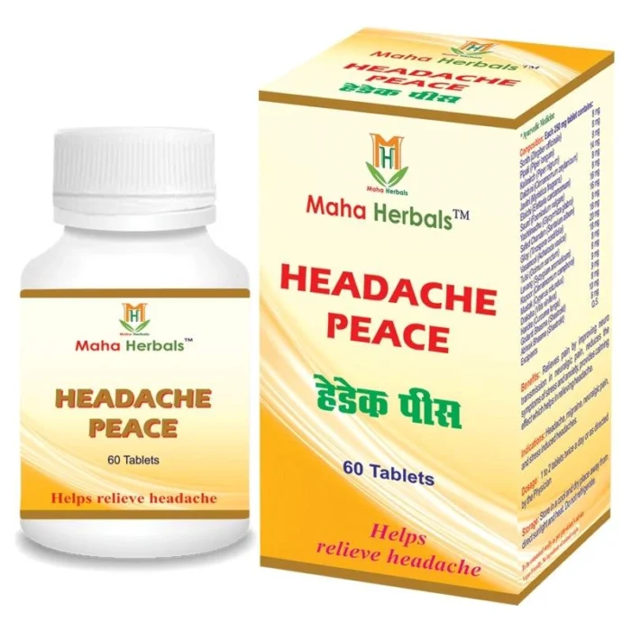 Maha Herbals Headache Peace ? Relief from Migraine & Pain - Image 1