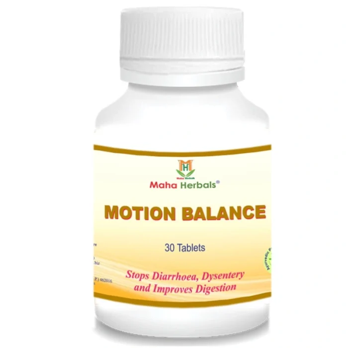 Maha Herbals Motion Balance Tablets for Loose Motion - 30 Tablets - Image 2