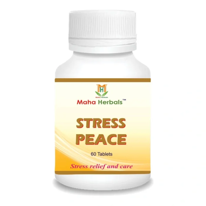 Maha Herbals Stress Peace ? Stress Relief 60 Tablets - Image 2