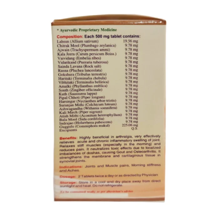 Joints pain relief tablet
