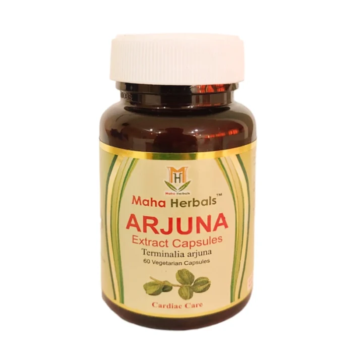 Maha Herbals Arjuna Extract Capsules - 60 Caps for Dyslipidemia and Arrhythmia - Image 4