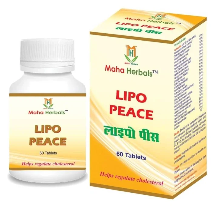 Lipo Peace 60 Tablet – Natural Cholesterol & Heart Health Support - Image 1