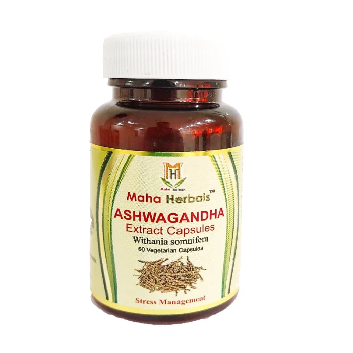 Maha Herbals Ashwagandha Extract Capsules - 60 Caps - Image 4